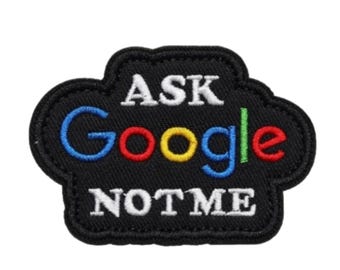 ASK BIG G Tactical Quotes Meme Fun Patch fer sur brodé