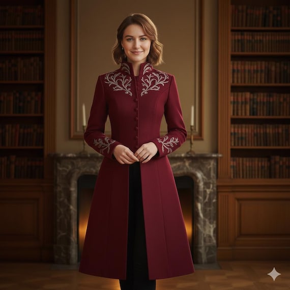 Women's Princess Seam Coat Sewing Pattern PDF Layered Sizes 00