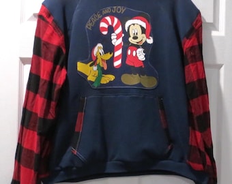 Upcycled Sweatshirt - Christmas Theme 1