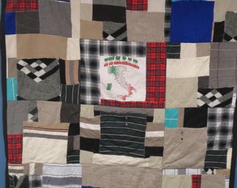 Memory Keepsake Blanket: Custom Clothing, Memorial Gift
