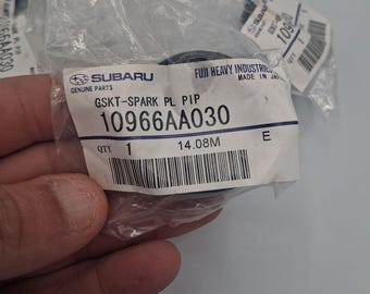 OEM SUBARU 10966AA030 SPaRK PLuG TuBE SeAL GaSKET LoT OF 4 GeNUINE NoS