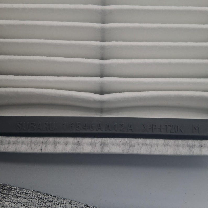 Filtro de aire original Subaru OEM 16546AA12A, elemento de filtro de aire del motor, nuevo, caja abierta. imagen 4