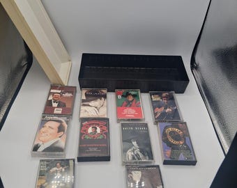 Lot of 10 Country Cassette Tapes Garth Brooks Elvis George Strait Christmas