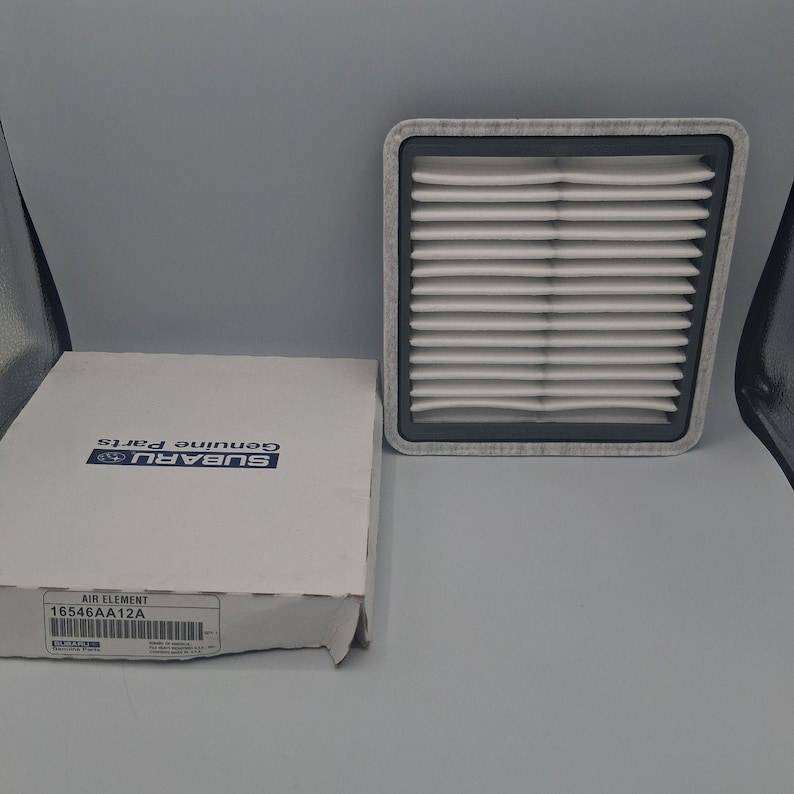 Filtro de aire original Subaru OEM 16546AA12A, elemento de filtro de aire del motor, nuevo, caja abierta. imagen 1