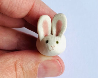 Little Porcelain Bunny Miniature- Ready to Ship