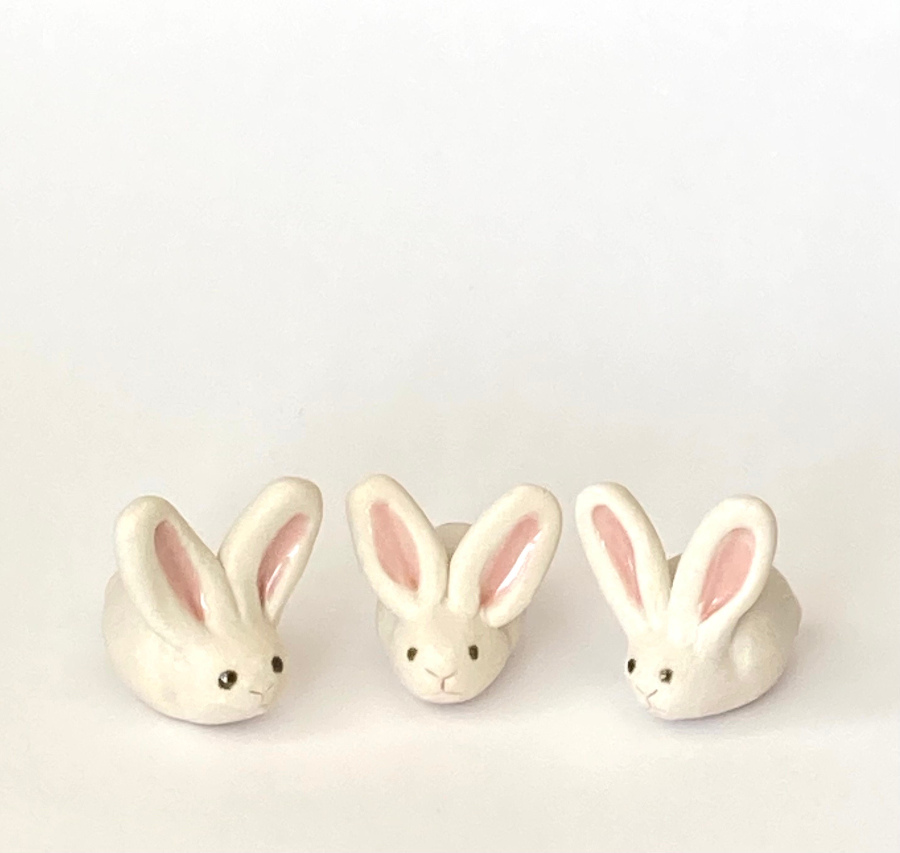 Little Porcelain Bunny Miniature Ready to Ship - Etsy