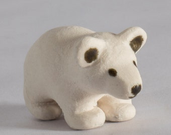 Porcelain Polar Bear Miniature