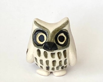 Miniature Porcelain Owl