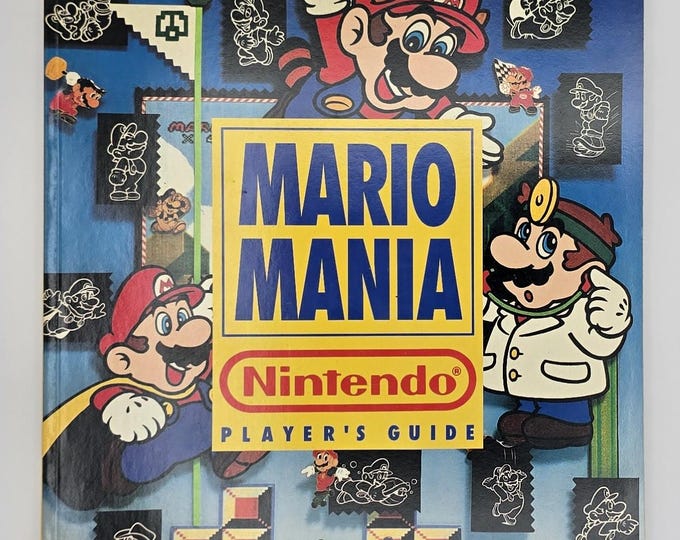Mario Mania Guide.pdf RARE 1991 Mario Mania Nintendo Player's Guide | Super Mario World SNES ...