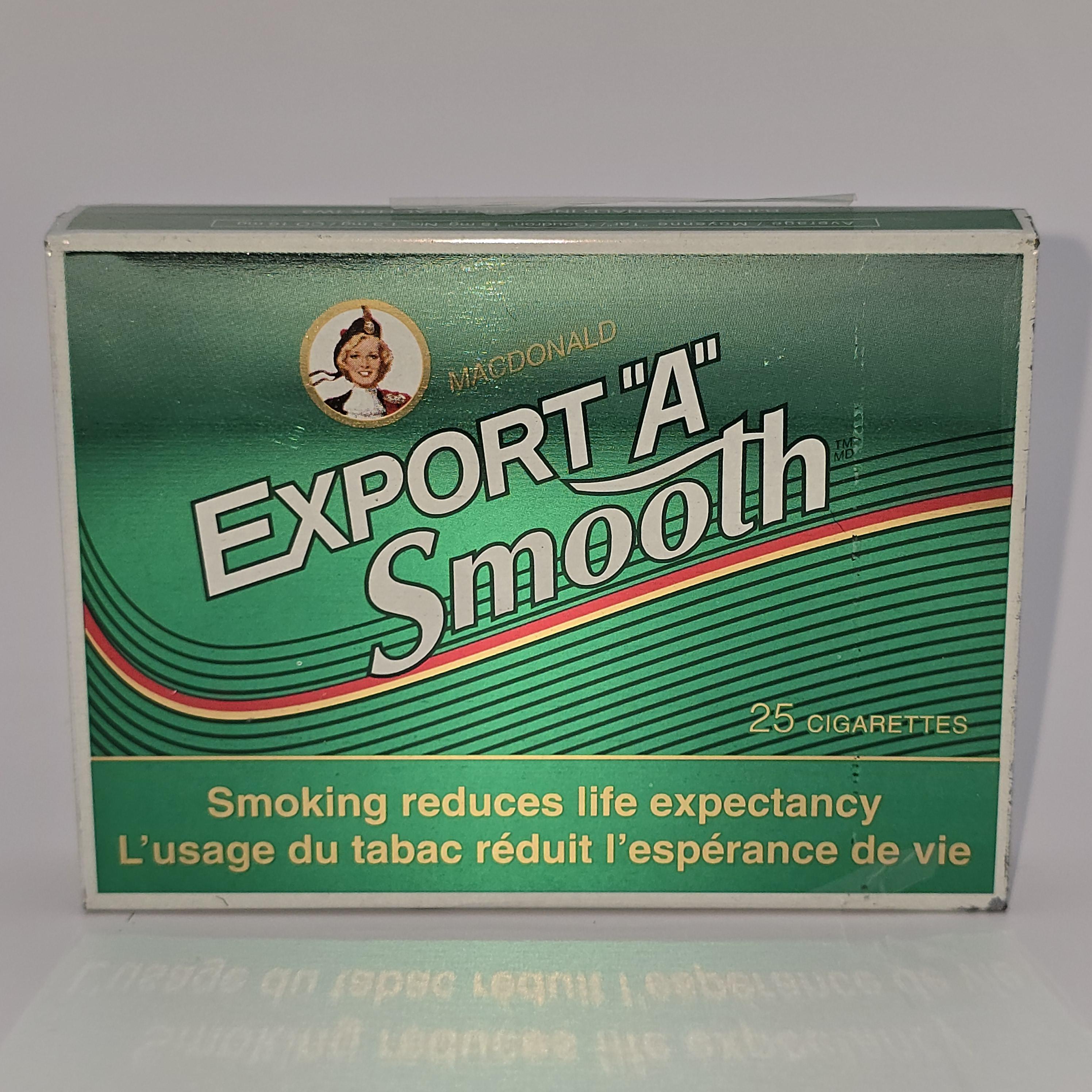 Vintage Export 'A' Cigarette Tin | 90s Canadian Tobacciana