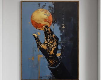 Arte negro, arte de hombres negros, arte mural de chicas negras, arte mural de hombres negros, impresiones de arte negro, impresión de hombre afroamericano, impresión de arte mural de hombre negro