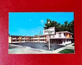 Vintage Midcentury Travel Lodge Chrome Postcard Unused Greeley, CO Motel 1960
