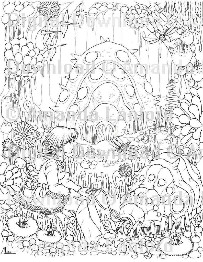 Studio Ghibli Coloring Pages Studio Ghibli Art Ghibli Art Vrogue