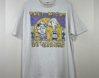 They Might Be Giants Shirt 1992 90s Vtg Old Man Tshirt Alternative