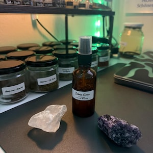 Custom Ritual Spray – Personalized Intention, Essential Oils, Herbs & Crystals (10ml/30ml/50ml, Not for Consumption)