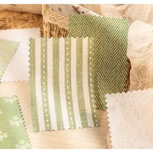 Vintage Lace Pattern Paper Pack – Scrapbook & Junk Journal Background Paper, Fabric Texture Collage Paper, Vintage Aesthetic Paper Sheets image 8