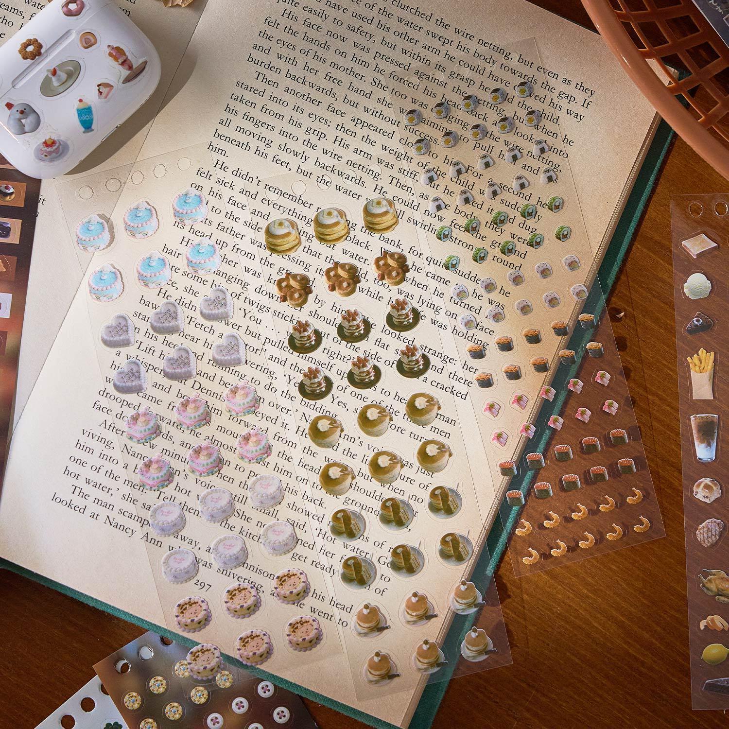 900 PCS Deco Sticker Book – Small Filler Stickers for Journaling ...