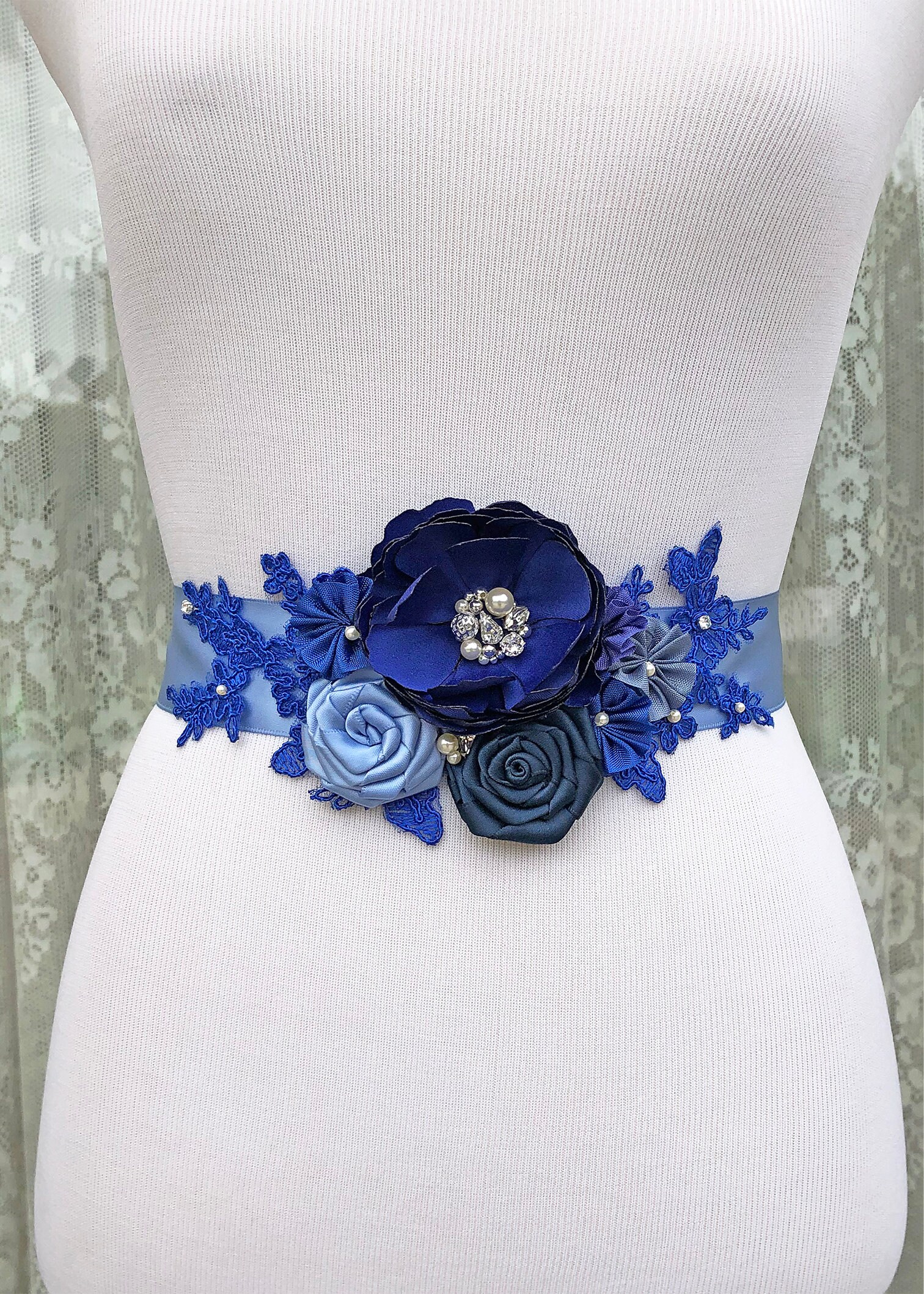 Cinturón de novia azul - Etsy España Cinturón de novia azul - Etsy España