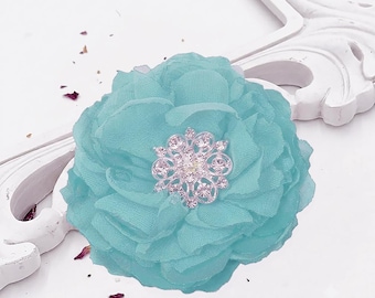 Seaside Flower Hair Clip, Bridal Headband Charm, Floral Brooch Pin, Flower Girl Basket Decor, Purple Wedding Pillow Accent, Shoe Clips Ana