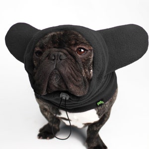 Frenchie Ear Warmers Winter Hat for French Bulldogs Dog Snood