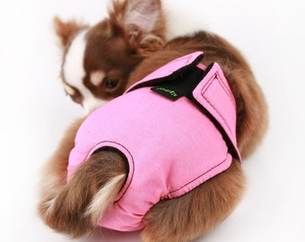 Red Lanyard Incontinence w PUL /& All-in-One Options Male Dog Belly Band Diaper for Marking
