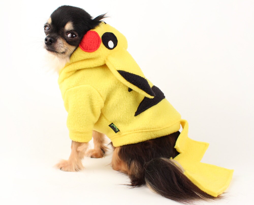 Hund Kostüm Pikachu Hund Kostüm Halloween Pokemon Hund Hoodie | Etsy