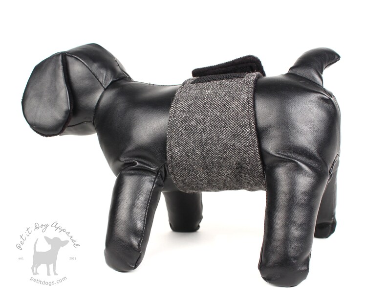 Belly Band for Male Dogs Stop Marking Inside Grey Buffalo Etsy