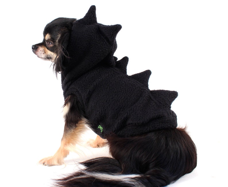 Dog Costume Black Dinosaur Dog Hoodie