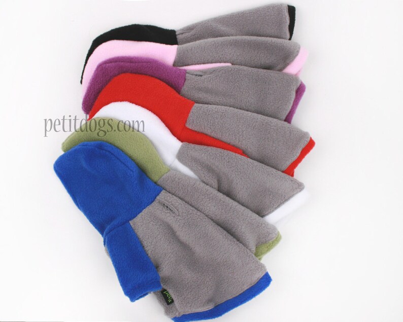 Custom Dog clothes name embroidery in Fleece Raglan Hoodie 7 Etsy