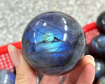 7インチ特大ラブラドライト球体ボール、8601グラム、180mm - Etsy 日本