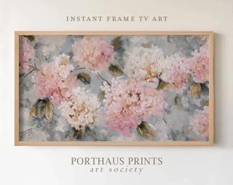 オリジナルアクリル画 風景画 チューリップ畑 12インチ×12インチ 額装