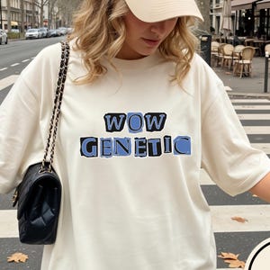 Maglietta Wow Genetic, regalo per appassionati di hockey LGBT a tema romantico, regalo per amanti del cinema