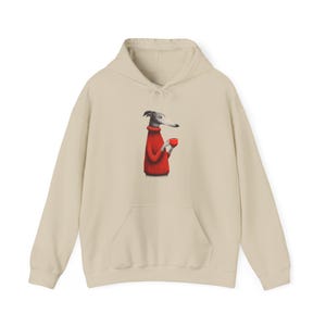 Greyhound Sweatshirt, Whippet Shirt, Greyhound Dog Coffee Tee, Greyhound Mom Gift, Italian Greyhound Shirt, Iggy Shirt, Dog Lover Cozy Gift image 8