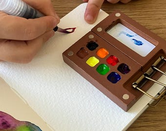 Mini Watercolor Painting Set for Artists & Beginner