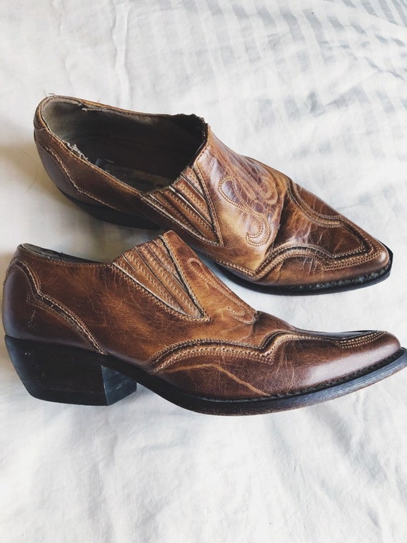 Vintage 90s GUESS Marciano western cowboy mules bo