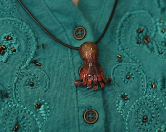 Handcrafted Octopus necklace