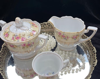 Vintage Hand Painted Japan Tea Set Pieces – Choose Your Piece, Fine China, Floral Porcelain