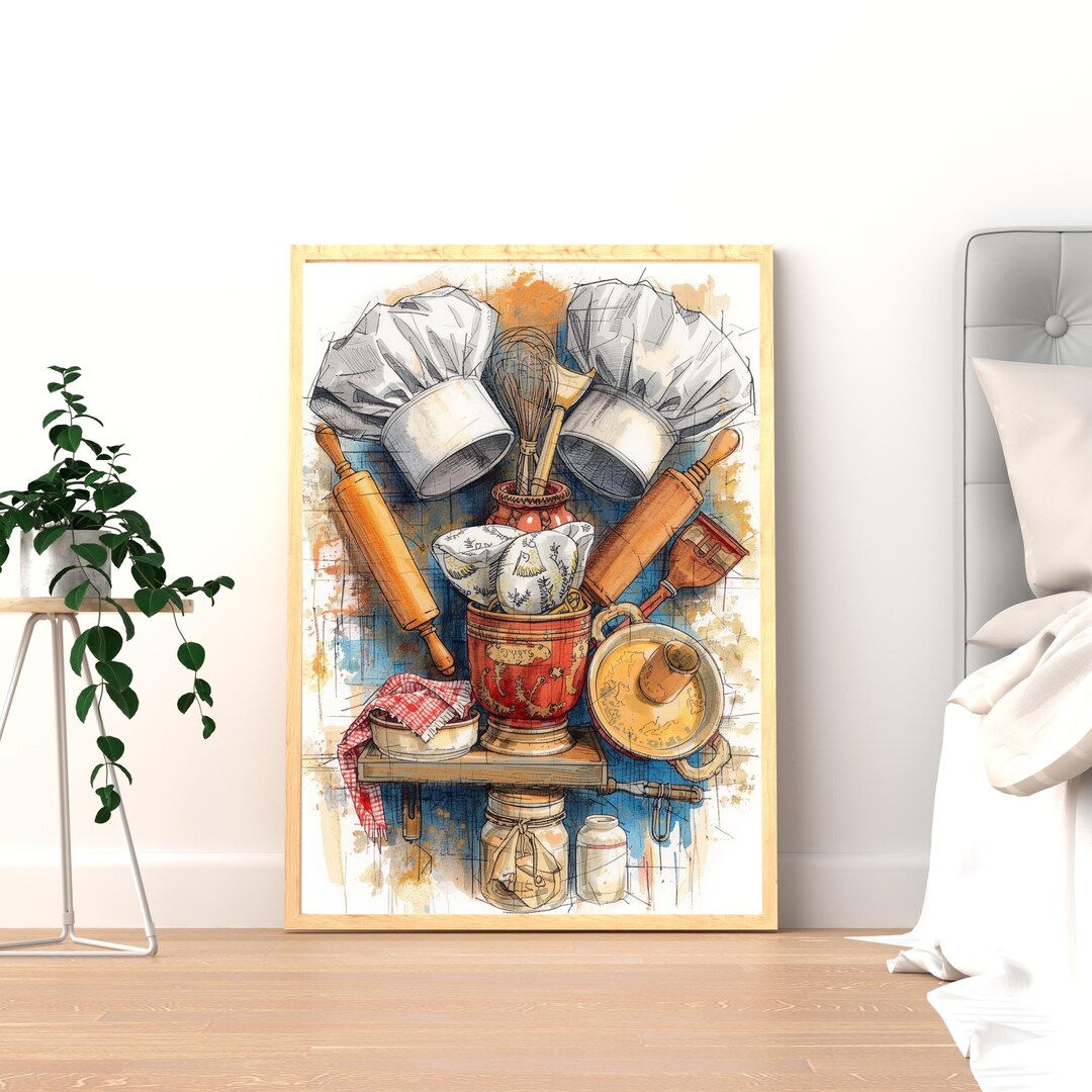 Printable Kitchen Decor,vintage Culinary Art (digital Download) - Etsy