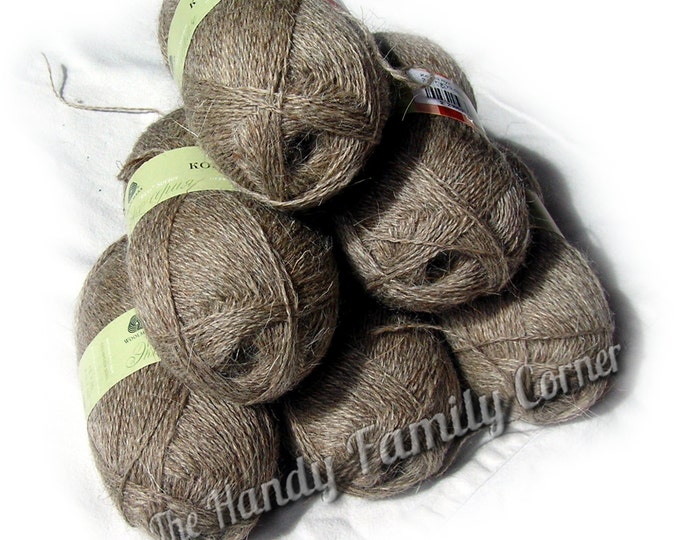 Goat Yarn Goat Down Goat Wool Pehorka Goat Down Natural Color Natural