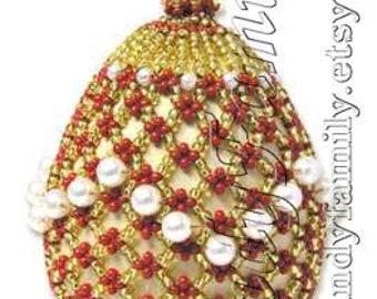 Easter Egg Beading set B024. Beading starter kit. Bead Kits & Crafts. Learn to bead easy. DIY beading. DIY Easter Easter Basket Size 9.5x5cm