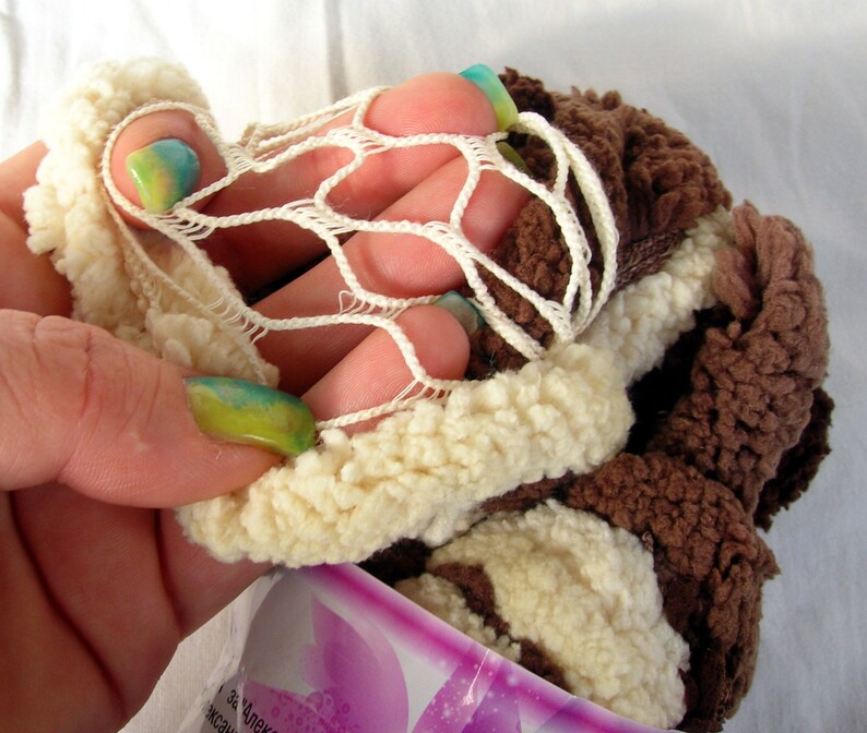 Mesh type of yarn Fake fur Shades of brown and beige Shal yarn fun fur Scarf yarn. Ruffle yarn Hypoallergenic