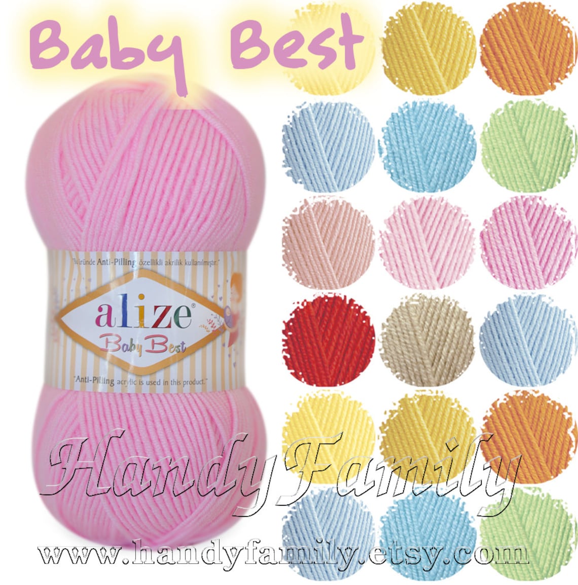 Alize Baby Best baby yarn bamboo yarn hypoallergenic yarn Etsy
