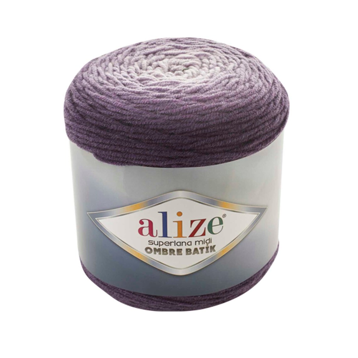 Yarn Superlana Midi Ombre Batik Alize Knitting yarn Long | Etsy