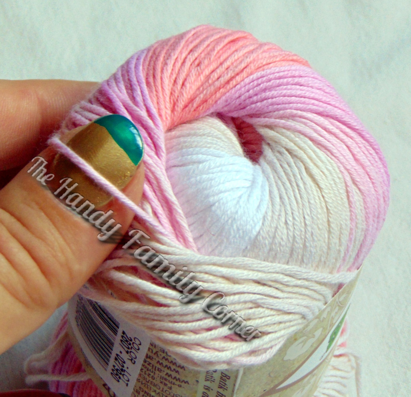 It's a girl Cotton Baby Yarn Light Weight Natural Etsy