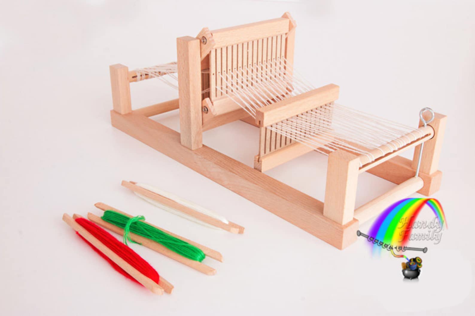 Small Table Loom Child Weaving Loom Learn to weave easy Etsy