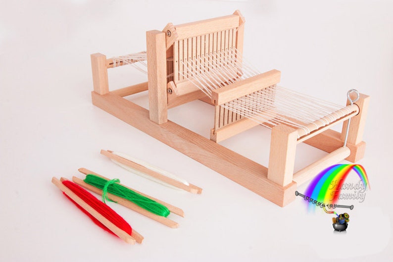 Small Table Loom Child Weaving Loom Learn to weave easy Etsy