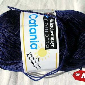 Schachenmayr Catania Cotton, color navy, vintage