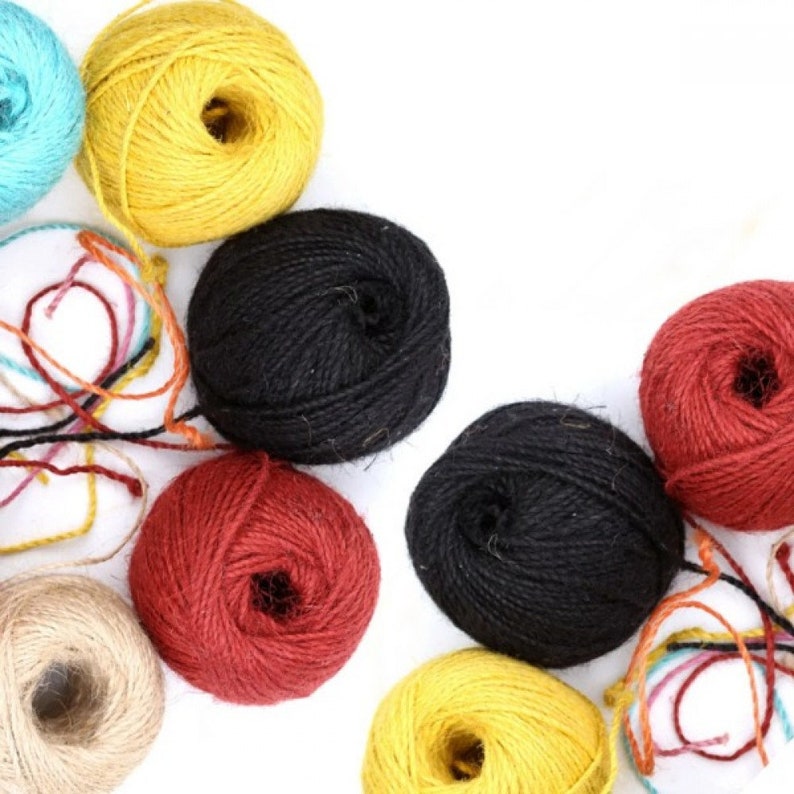 Jute cord macrame cord Yarn for macrame Natural jute Jute thread Hemp Macrame thread Nutral colour Natural thread DSH Macram\u00e9 yarn Hemp Hb