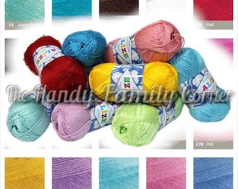Mercerized cotton yarn Alize Miss. Hypoallergenic crochet thread. Tatting thread. Color choice. DSH