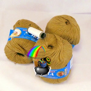 Yarn Norka. Mink yarn. Mink Down yarn. Mink and Cashmere blend. Eco friendly mink yarn. OLIVE BROWN (055).